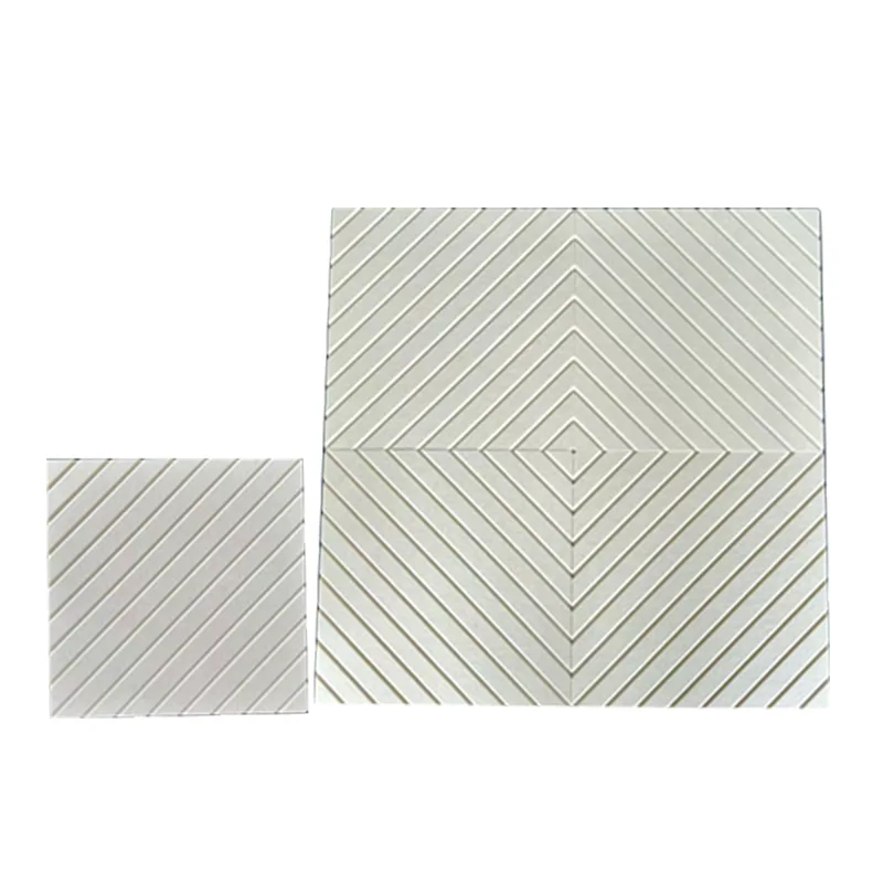 Акустична табла со PET филц во беж V-крој